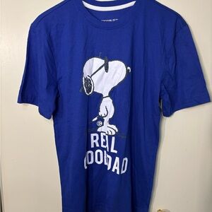 Peanuts Blue and White T-Shirt